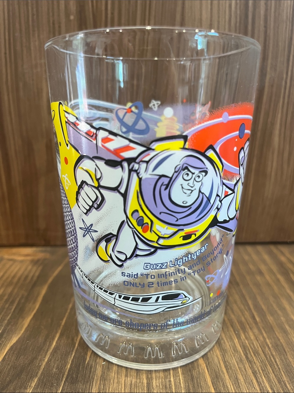 Disney 100 Year Celebration Glass